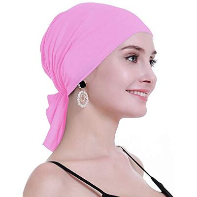 osvyo chemo-sjaal van bamboe voor vrouwen, bij haaruitval, , in verzegelde verpakking., Roze (W) One Size osvyo chemo-sjaal van bamboe voor vrouwen, bij haaruitval, , in verzegelde verpakking., Roze (W) One Size