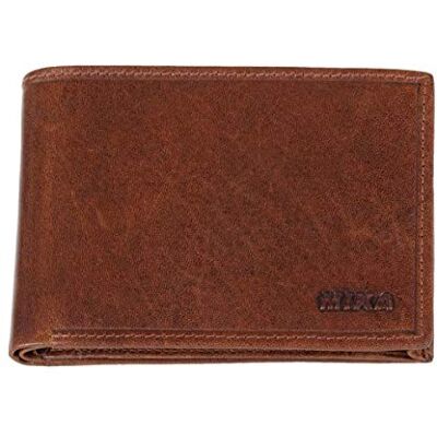 MIKA reisaccessoires portemonnee, ca. 12 x 9,5 2,5 cm, bruin MIKA reisaccessoires portemonnee, ca. 12 x 9,5 2,5 cm, bruin