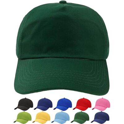 4sold Honkbalpet, uniseks, met borduurwerk, van katoen, baseballcap voor jongens en meisjes, hip-hop, platte pet, Fles Groen Eén maat 4sold Honkbalpet, uniseks, met borduurwerk, van katoen, baseballcap voor jongens en meisjes, hip-hop, platte pet, Fles Groen Eén maat