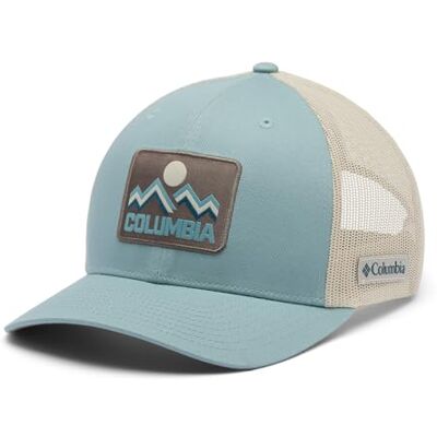 Columbia Mesh balpet, uniseks baseballpet (1 stuk), Blauw (Crushed Blue/Iron / Mountains), Eén maat Eén maat Columbia Mesh balpet, uniseks baseballpet (1 stuk), Blauw (Crushed Blue/Iron / Mountains), Eén maat Eén maat