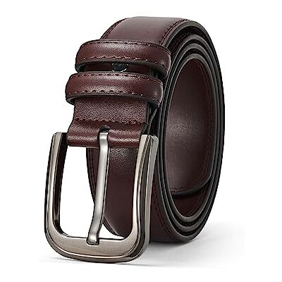 TEAMMAO Herenriem, leer, riemen, zwart, grote maat, 110 cm 200 cm, business, jeans, werkbroek, riem, 3,8 cm breed, met geschenkdoos., Bruin Taille 125-130cm(Longueur ceinture 150cm) TEAMMAO Herenriem, leer, riemen, zwart, grote maat, 110 cm 200 cm, business, jeans, werkbroek, riem, 3,8 cm breed, met geschenkdoos., Bruin Taille 125-130cm(Longueur ceinture 150cm)