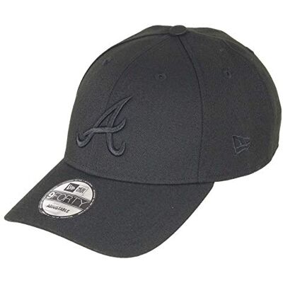 New Era Atlanta Braves 9forty Adjustable Snapback Cap Mlb Essential Bob Black One-Size New Era Atlanta Braves 9forty Adjustable Snapback Cap Mlb Essential Bob Black One-Size