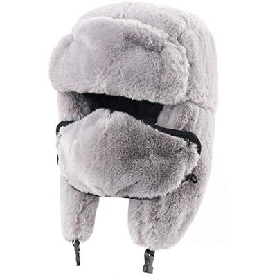BZNOO Winter pilotenhoed heren militaire badge bomberhoed Russische hoed Ushanka oorbeschermers sneeuwkappen trapperhoeden BZNOO Winter pilotenhoed heren militaire badge bomberhoed Russische hoed Ushanka oorbeschermers sneeuwkappen trapperhoeden