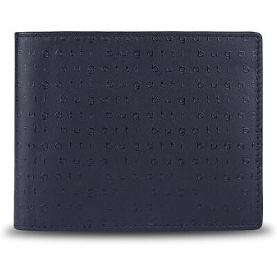 bugatti Lima portemonnee, Zwarte letters, Groot bugatti Lima portemonnee, Zwarte letters, Groot