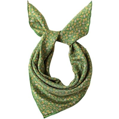 Prettystern Handrollende sjaal dames heren uniseks 100% zijde bandana nicki zomersjaal kleine zijden sjaal, 27 kasjmier groen 53 cm X 53 cm Prettystern Handrollende sjaal dames heren uniseks 100% zijde bandana nicki zomersjaal kleine zijden sjaal, 27 kasjmier groen 53 cm X 53 cm