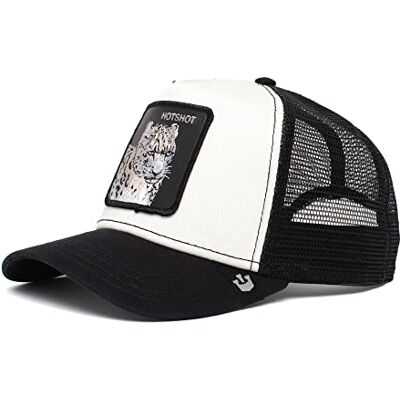 Goorin Bros. The Farm Truckerpet, verstelbaar, met vizier, voor heren, 1 stuk, Wit. Eén maat Goorin Bros. The Farm Truckerpet, verstelbaar, met vizier, voor heren, 1 stuk, Wit. Eén maat