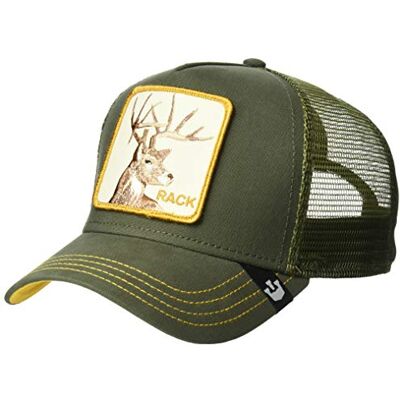 Goorin Bros. Goorin Bros Lone Star Olive Trucker Cap, Groene herten, One Size One Size Goorin Bros. Goorin Bros Lone Star Olive Trucker Cap, Groene herten, One Size One Size