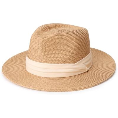 DRESHOW Strohoed voor dames en heren, panamahoed, zomerhoed, brede rand, zonnehoed, uv-bescherming, voor strand, reizen, zonnehoed, Panama Straw Hoed: Khaki 68-B-KHBE, Eén maat Eén maat DRESHOW Strohoed voor dames en heren, panamahoed, zomerhoed, brede rand, zonnehoed, uv-bescherming, voor strand, reizen, zonnehoed, Panama Straw Hoed: Khaki 68-B-KHBE, Eén maat Eén maat