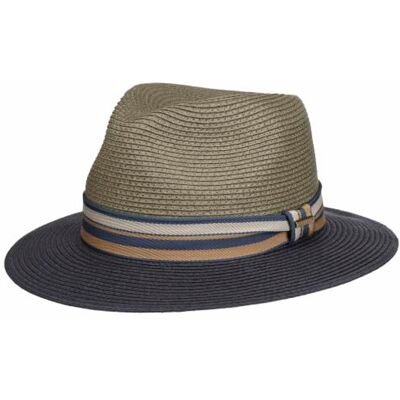 Stetson Licano Toyo Strohoed voor dames (1 stuk), Donkerblauw L Stetson Licano Toyo Strohoed voor dames (1 stuk), Donkerblauw L