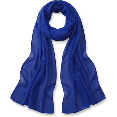 TigerTie Effen chiffon sjaal voor dames, 160 cm x 36 cm, gemaakt in Italië taille: 160 cm x 36 cm TigerTie Effen chiffon sjaal voor dames, 160 cm x 36 cm, gemaakt in Italië taille: 160 cm x 36 cm