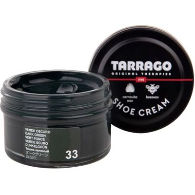 Tarrago Shoe Cream Beschermende crème voor leren schoenen, schoenverzorging, voedt, herstelt en beschermt 50 ml, (33) Donkergroen 50 ml Tarrago Shoe Cream Beschermende crème voor leren schoenen, schoenverzorging, voedt, herstelt en beschermt 50 ml, (33) Donkergroen 50 ml