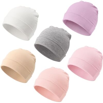 DRESHOW 6 stuks babymuts voor pasgeborenen, peuters, zacht, schattig, gebreid, voor baby's, uniseks, ziekenhuismutsen, warm, voor kinderen, jongens en meisjes, 0-24 maanden, 6 Sets: Beanie Hoeden 104 0-3 mois DRESHOW 6 stuks babymuts voor pasgeborenen, peuters, zacht, schattig, gebreid, voor baby's, uniseks, ziekenhuismutsen, warm, voor kinderen, jongens en meisjes, 0-24 maanden, 6 Sets: Beanie Hoeden 104 0-3 mois