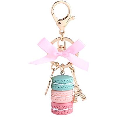 Walfront Creatieve macarons taart sleutelhanger met touw hanger auto sleutelhanger accessoires vrouwen accessoires voor tas groen één maat Eén maat Walfront Creatieve macarons taart sleutelhanger met touw hanger auto sleutelhanger accessoires vrouwen accessoires voor tas groen één maat Eén maat