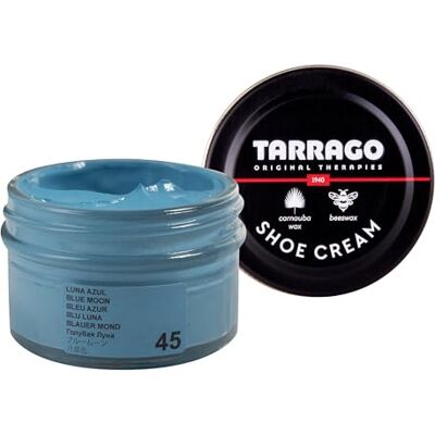 Tarrago Shoe Cream Beschermende crème voor leren schoenen, schoenverzorging, voedt, herstelt en beschermt 50 ml, (45) Blauwe maan 50 ml Tarrago Shoe Cream Beschermende crème voor leren schoenen, schoenverzorging, voedt, herstelt en beschermt 50 ml, (45) Blauwe maan 50 ml