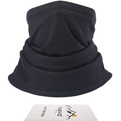 TAGVO Nekwarmer Winter, Multifunctionele 4-in-1 Fleece Sjaal Halsdoek Lange Nek Warme Dikke Nekbeschermer, Sport Unisex Hoofdband Winddicht Beanie Elastische Taille Universeel TAGVO Nekwarmer Winter, Multifunctionele 4-in-1 Fleece Sjaal Halsdoek Lange Nek Warme Dikke Nekbeschermer, Sport Unisex Hoofdband Winddicht Beanie Elastische Taille Universeel