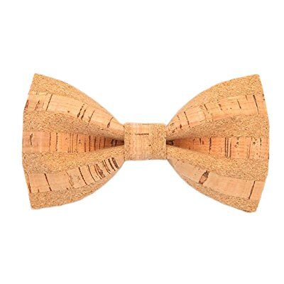 WANYING Vlinderdas van kurk voor heren, houten profiel met haaksluiting, reeds geknoopt, verstelbaar, gentleman-stijl, casual, formeel, 12,5 x 7 cm, Houtnerf A05 12,5*7 cm - Längeverstellbar WANYING Vlinderdas van kurk voor heren, houten profiel met haaksluiting, reeds geknoopt, verstelbaar, gentleman-stijl, casual, formeel, 12,5 x 7 cm, Houtnerf A05 12,5*7 cm - Längeverstellbar
