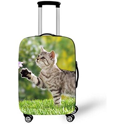 Surwin Zachte elastische beschermhoes, stofhoes, wasbaar, kofferhoes, bagagehoes met ritssluiting, ritssluiting, boksafdekking, Gras Groen, M (22-24 pulgadas) Surwin Zachte elastische beschermhoes, stofhoes, wasbaar, kofferhoes, bagagehoes met ritssluiting, ritssluiting, boksafdekking, Gras Groen, M (22-24 pulgadas)