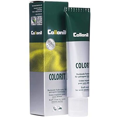 Collonil Colorit 37420000892 schoencrème voor gladde leren schoenen, 50 ml, Goud taille unique Collonil Colorit 37420000892 schoencrème voor gladde leren schoenen, 50 ml, Goud taille unique