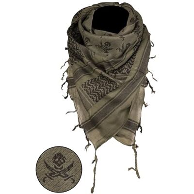 Mil-Tec Shemagh uniseks halsdoek, olijf/zwart, eenheidsmaat Mil-Tec Shemagh uniseks halsdoek, olijf/zwart, eenheidsmaat