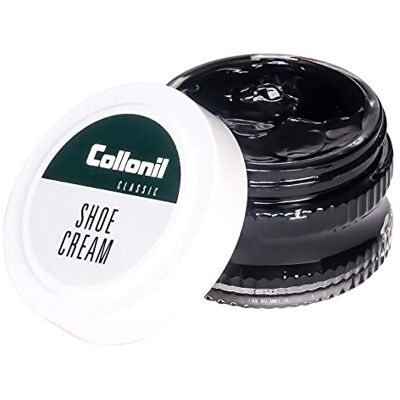 Collonil Shoe Cream, klassieke verzorgingscrème voor glad leer, 50 ml, zwart, zwart. 50 ML Collonil Shoe Cream, klassieke verzorgingscrème voor glad leer, 50 ml, zwart, zwart. 50 ML