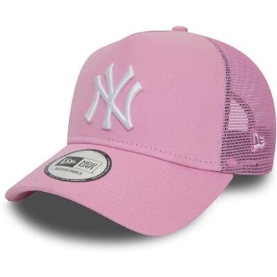 New Era New York Yankees MLB Trucker Cap Baseball Cap NY Team Logo Hoed Verstelbaar Roze Eén maat New Era New York Yankees MLB Trucker Cap Baseball Cap NY Team Logo Hoed Verstelbaar Roze Eén maat