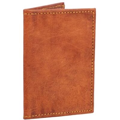 Gusti Leder Gusti Nature Leather – kaartbeschermer "Jan", kaarthoes, meerdere vakken, vintage, uniseks, van geitenleer, bruin, A133b, bruin, één maat, beschermt Gusti Leder Gusti Nature Leather – kaartbeschermer "Jan", kaarthoes, meerdere vakken, vintage, uniseks, van geitenleer, bruin, A133b, bruin, één maat, beschermt