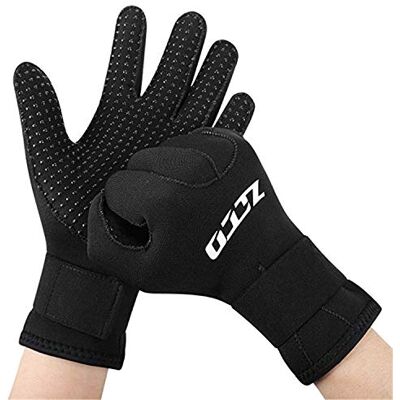 ZCCO Neopreen handschoenen 3 mm/5 mm antislip pak duikhandschoenen met verstelbare riem voor mannen en vrouwen (G5-M) ZCCO Neopreen handschoenen 3 mm/5 mm antislip pak duikhandschoenen met verstelbare riem voor mannen en vrouwen (G5-M)