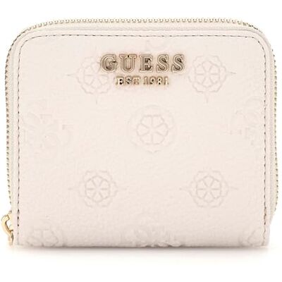 GUESS Cresidia SLG Portemonnee met ritssluiting S crèmewit GUESS Cresidia SLG Portemonnee met ritssluiting S crèmewit