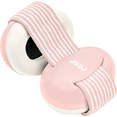 Reer SilentGuard Gehoorbescherming voor baby's, ultrazacht en licht, voor het gevoelige babyhoofd, roze Reer SilentGuard Gehoorbescherming voor baby's, ultrazacht en licht, voor het gevoelige babyhoofd, roze