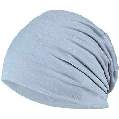 YOFASEN Slouchy muts, , chemopet, katoenen tulband, hoed, stretch, moslim sjaal voor vrouwen, mannen, Lichtgrijs Eén maat YOFASEN Slouchy muts, , chemopet, katoenen tulband, hoed, stretch, moslim sjaal voor vrouwen, mannen, Lichtgrijs Eén maat