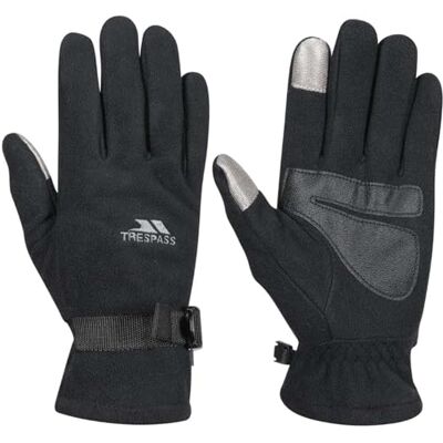 Trespass Contact uniseks touchscreen-handschoenen, waterdicht, maat M/L, zwart Trespass Contact uniseks touchscreen-handschoenen, waterdicht, maat M/L, zwart