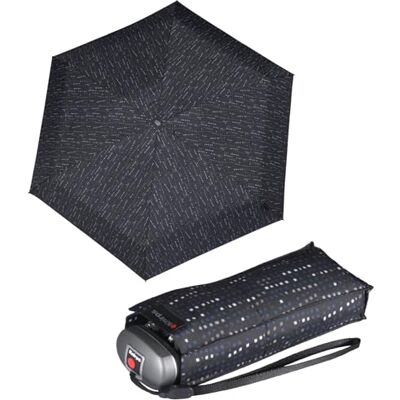 Knirps Reiszakparaplu, Domino zwart, Modern Knirps Reiszakparaplu, Domino zwart, Modern