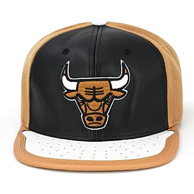 Mitchell & Ness Day One Snap Bulls Pet Heren Flat Brim Cap Baseball Pet NBA Snapback met klep voor Zomer/Winter Mitchell & Ness Day One Snap Bulls Pet Heren Flat Brim Cap Baseball Pet NBA Snapback met klep voor Zomer/Winter