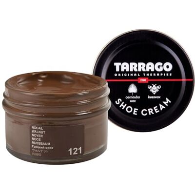 Tarrago Shoe Cream Beschermende crème voor leren schoenen, schoenverzorging, voedt, herstelt en beschermt 50 ml, 121 Walnoot 50 ml Tarrago Shoe Cream Beschermende crème voor leren schoenen, schoenverzorging, voedt, herstelt en beschermt 50 ml, 121 Walnoot 50 ml