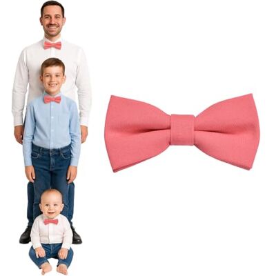 DonDon Vlinderdas voor heren, kinderen, jongens of baby's, mat, voorgebonden en in lengte verstelbaar, van gabardine katoen, feestelijk accessoire voor bruiloft, communie en ceremonie Bébés / Petit enfant - 8 x 4 cm DonDon Vlinderdas voor heren, kinderen, jongens of baby's, mat, voorgebonden en in lengte verstelbaar, van gabardine katoen, feestelijk accessoire voor bruiloft, communie en ceremonie Bébés / Petit enfant - 8 x 4 cm