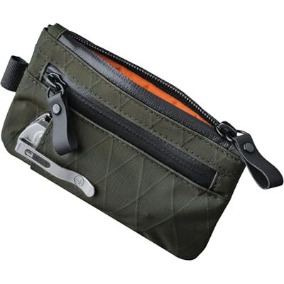 ALPAKA Zip Pouch Pro X-Pac VX21 minimalistische portemonnee met ritssluiting klein zakje RFID-blokkeringsmateriaal drie multifunctionele gereedschapsvakken ruimte voor 4-12 kaarten, Groen ALPAKA Zip Pouch Pro X-Pac VX21 minimalistische portemonnee met ritssluiting klein zakje RFID-blokkeringsmateriaal drie multifunctionele gereedschapsvakken ruimte voor 4-12 kaarten, Groen