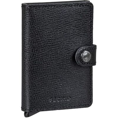 Secrid Miniwallet Crisple portemonnee maat 10,2 cm, zwart., Modern Secrid Miniwallet Crisple portemonnee maat 10,2 cm, zwart., Modern