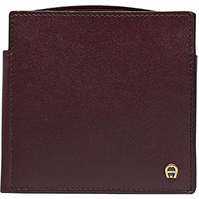 Aigner Etienne Portemonnee, bordeaux, modern, klassiek, bruin, leer, geldclip, dames, portemonnee, bruin, modern Aigner Etienne Portemonnee, bordeaux, modern, klassiek, bruin, leer, geldclip, dames, portemonnee, bruin, modern