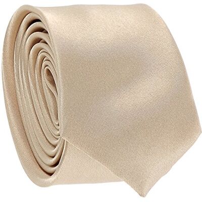 cravateSlim Stropdas dun eenkleurig stropdas voor heren, smal, moderne snit, 5 cm met kant, accessoire voor bruiloft, ceremonie, Beige Taille unique cravateSlim Stropdas dun eenkleurig stropdas voor heren, smal, moderne snit, 5 cm met kant, accessoire voor bruiloft, ceremonie, Beige Taille unique