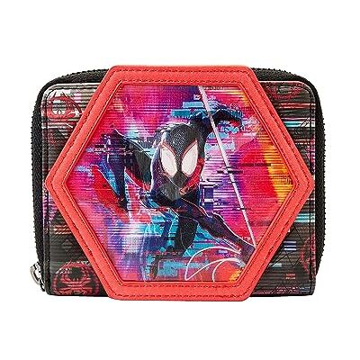Loungefly Marvel Across The Spiderverse lenticulaire portemonnee met ritssluiting, Meerkleurig, comic_book Loungefly Marvel Across The Spiderverse lenticulaire portemonnee met ritssluiting, Meerkleurig, comic_book