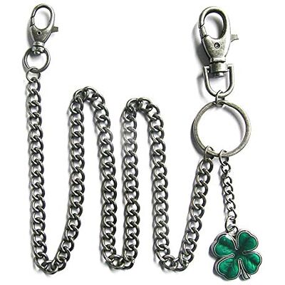 Urban Backwoods Four-Leaf Clover Geldketting, sleutelhanger, zilver, S, zilver., S Urban Backwoods Four-Leaf Clover Geldketting, sleutelhanger, zilver, S, zilver., S