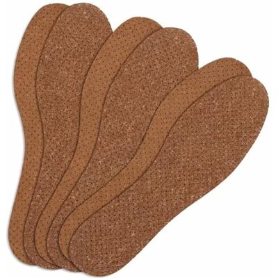 Bama Buffair Standaard inlegzolen van ledervezel, 3 paar, absorberend en ademend, geperforeerd voor laarzen, sneakers en mocassins, Duitse kwaliteit, maten 36/37-46/47 EUR, Beige 46-47 Bama Buffair Standaard inlegzolen van ledervezel, 3 paar, absorberend en ademend, geperforeerd voor laarzen, sneakers en mocassins, Duitse kwaliteit, maten 36/37-46/47 EUR, Beige 46-47
