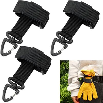leyomgamz Clip-on werkhandschoen met karabijnhaak 3 stuks voor veiligheidshouder, voorkomt verlies van handschoenen, kunststof klem, handschoen grabber houder leyomgamz Clip-on werkhandschoen met karabijnhaak 3 stuks voor veiligheidshouder, voorkomt verlies van handschoenen, kunststof klem, handschoen grabber houder