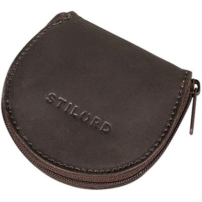 STILORD "Benji" Portemonnee Lederen Mini Portemonnee voor Mannen Vrouwen Vintage Portemonnee Echt Lederen Sleutelhanger Kleur: Bruin Licht Donker STILORD "Benji" Portemonnee Lederen Mini Portemonnee voor Mannen Vrouwen Vintage Portemonnee Echt Lederen Sleutelhanger Kleur: Bruin Licht Donker