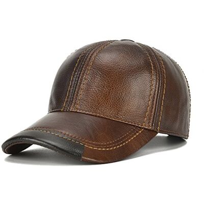 Roffatide Lederen Baseball Cap Verstelbare Winter Hoed Warme Mannen Hoed Roffatide Lederen Baseball Cap Verstelbare Winter Hoed Warme Mannen Hoed
