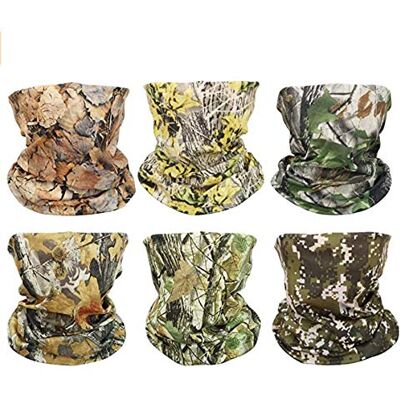 GUIFIER 6 STKS Multifunctionele Outdoor Sport Magische Sjaal Camouflage Naadloze Hoeden Elastische Hoofdband Bandana UV-Weerstand Sport Hoeden Tulband Brede Sjaals Balaclava Buis GUIFIER 6 STKS Multifunctionele Outdoor Sport Magische Sjaal Camouflage Naadloze Hoeden Elastische Hoofdband Bandana UV-Weerstand Sport Hoeden Tulband Brede Sjaals Balaclava Buis