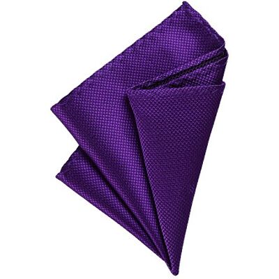 DonDon Kostuumtas voor heren, zakdoek, 21 x 21 cm, voor feestelijke gelegenheden, Paars., Eén maat Eén maat DonDon Kostuumtas voor heren, zakdoek, 21 x 21 cm, voor feestelijke gelegenheden, Paars., Eén maat Eén maat
