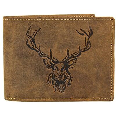 Greenburry Green Burry Vintage portemonnee 1705-STAG, grijs, eenheidsmaat, klassiek Greenburry Green Burry Vintage portemonnee 1705-STAG, grijs, eenheidsmaat, klassiek