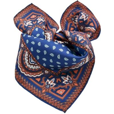 Prettystern Bandana, 100% zijde, fluwelen sjaal voor dames en heren 53cmx53cm Prettystern Bandana, 100% zijde, fluwelen sjaal voor dames en heren 53cmx53cm