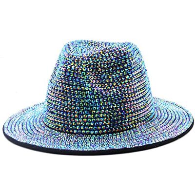 WUFANGBU Fedora Trilby vilten hoed voor dames en heren, retro, zonwering, jazz WUFANGBU Fedora Trilby vilten hoed voor dames en heren, retro, zonwering, jazz